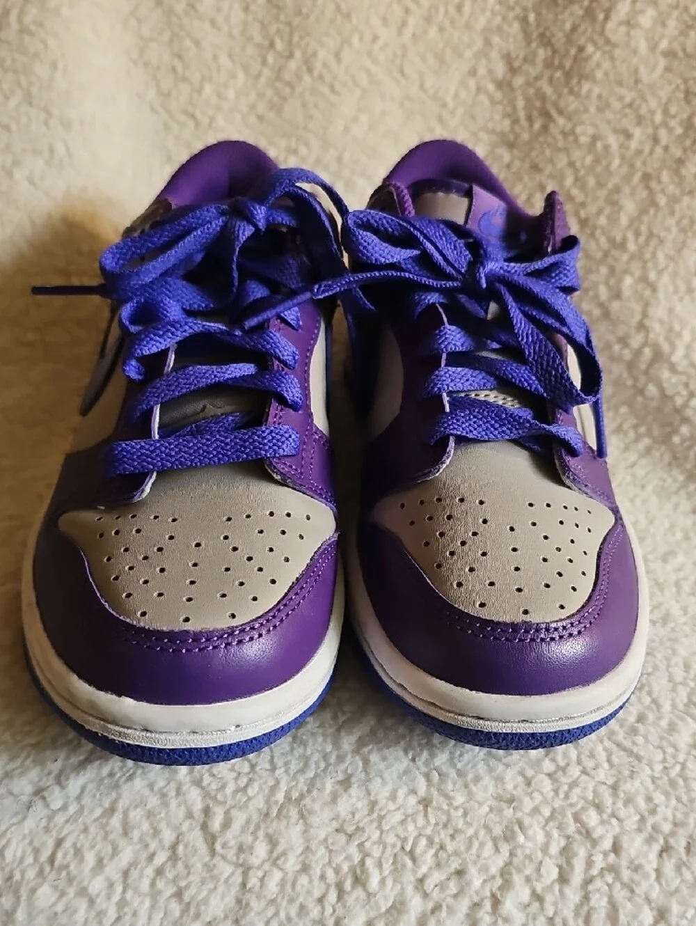 Nike Kids Sneakers Purple and White